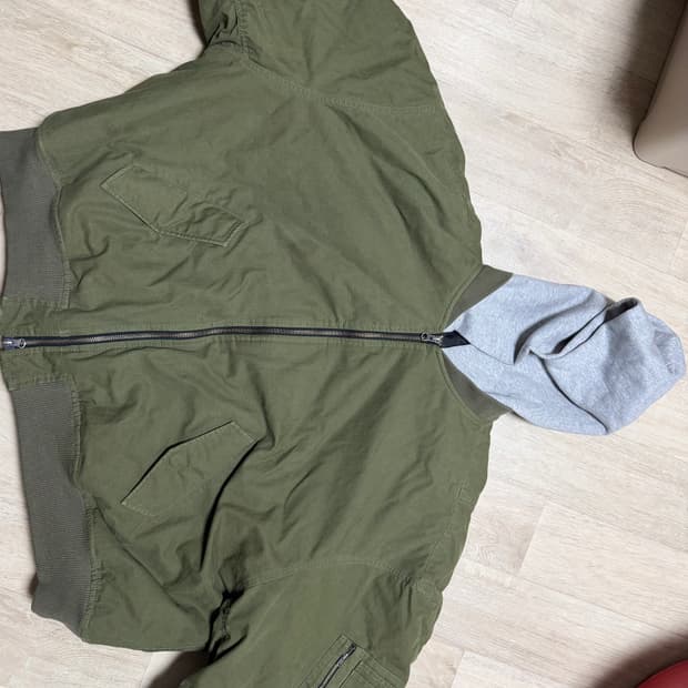 os)논노드 립스탑 후디 봄버