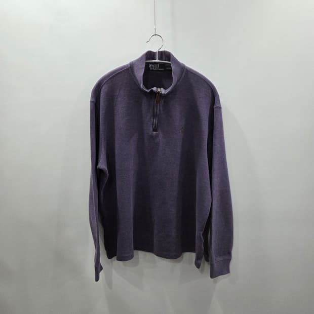 폴로랄프로렌 코튼 풀오버 하프집업 L