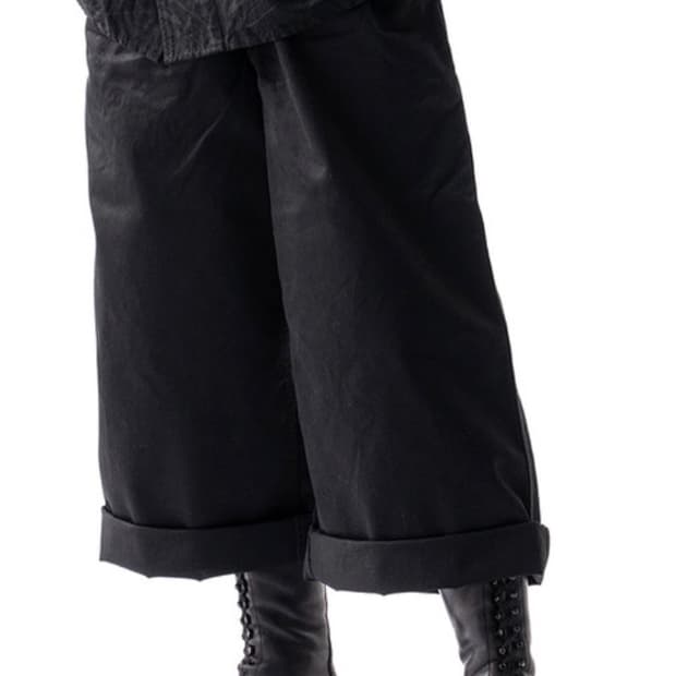 블랙사인 구르카 와이드 치노팬츠 블랙 32