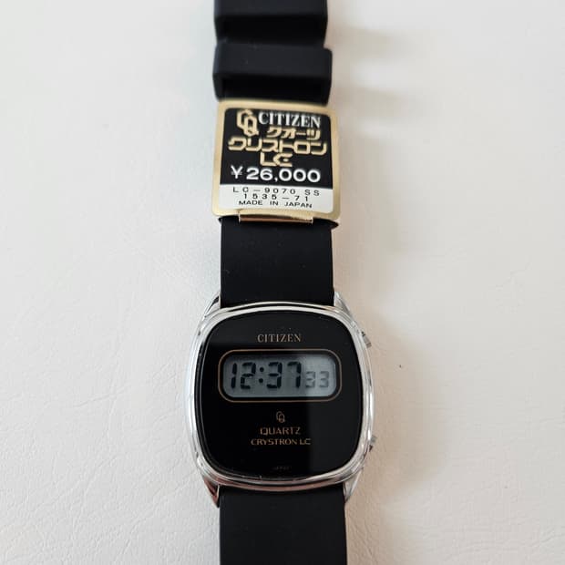 빈티지 시티즌 쿼츠 크리스 트론 LC 전자시계