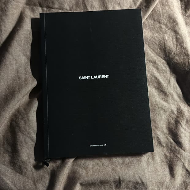 생로랑 fall 17시즌 화보집 책 북