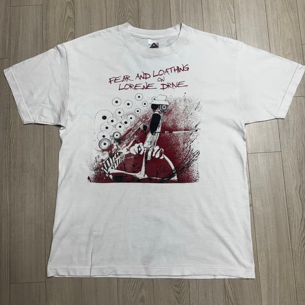 Vintage Fear And Lothing L 반팔 티셔츠
