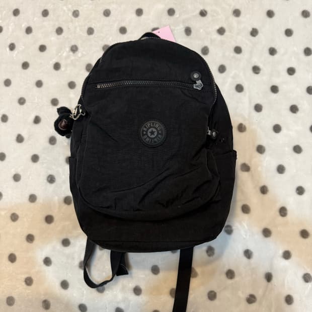 키플링 블랙 백팩