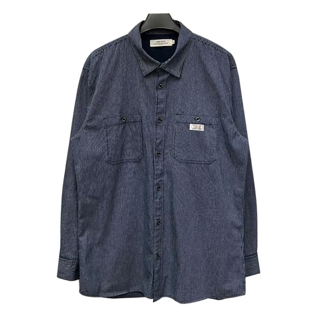 JPN Thruxton 스럭스턴 스트라이프 워크 셔츠 4XL