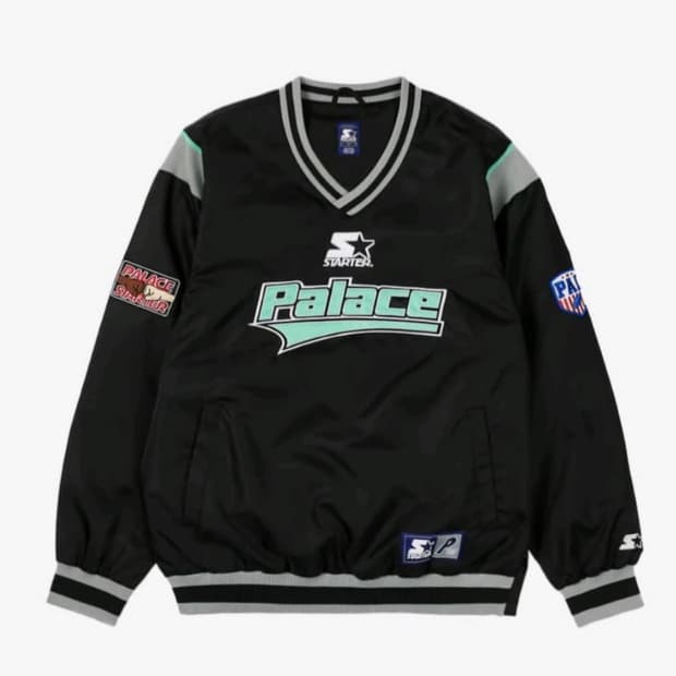 팔라스 스타터 웜업 풀오버 블랙 