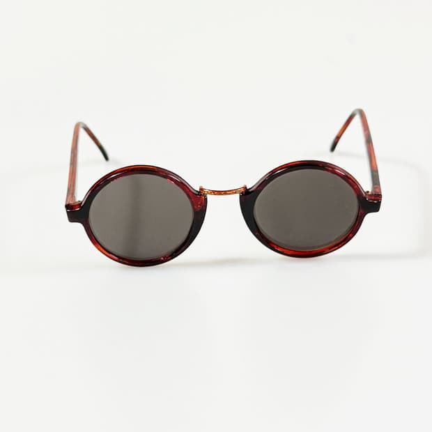 90s 일본제 다크호피 라운드 보스톤 빈티지 선글라스