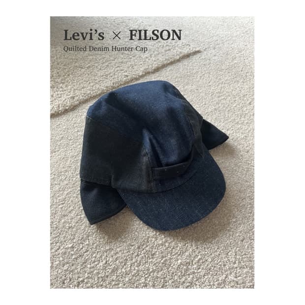 필슨 x 리바이스 퀄티드 데님 헌터 캡