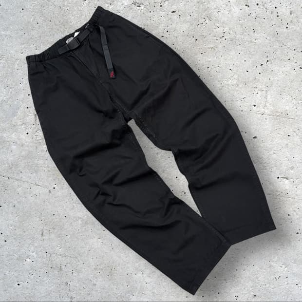 [M] 그라미치 벨트 Gramicci 블랙 팬츠 C734