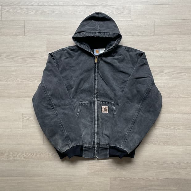 90s 칼하트 J06 ONX 오닉스 블랙 액티브 자켓 J130