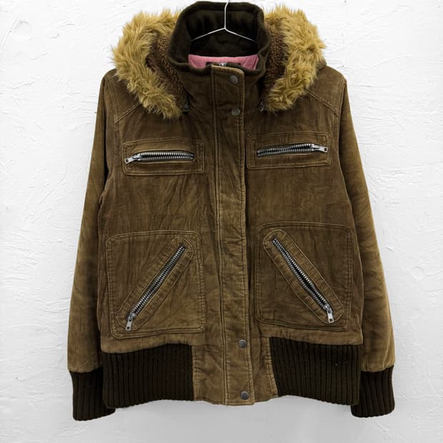 msr 코듀로이 후드 점퍼