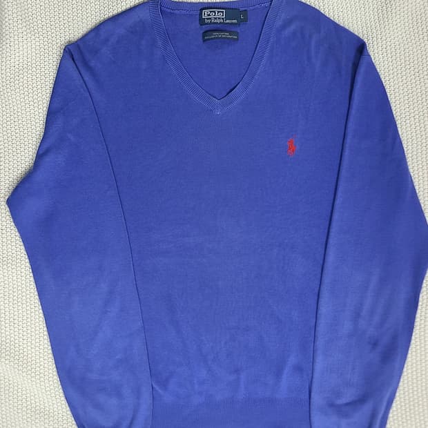 Polo Ralph Lauren V넥 니트 스웨터