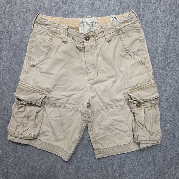 아베크롬비 Y2K 카고 하프팬츠 카고 반바지 33