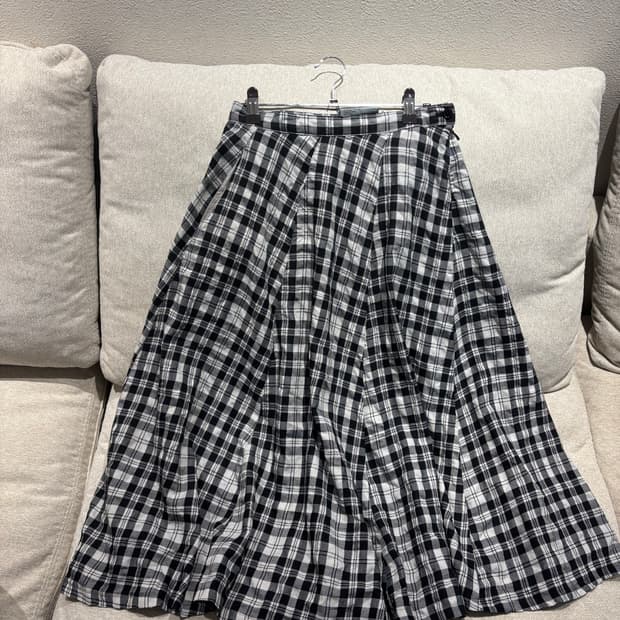 Comme des Garcons 꼼데가르송 체크 스커트