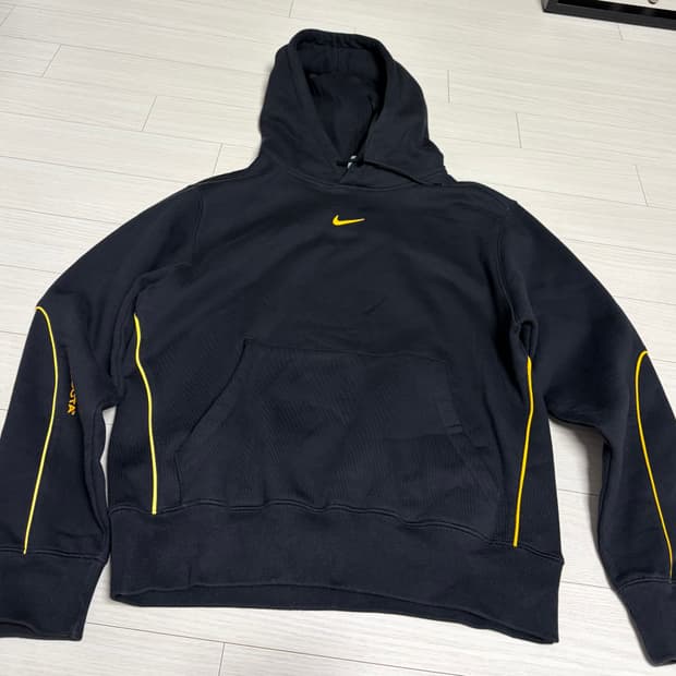 나이키 x 드레이크 녹타 에센셜 후드 블랙 L