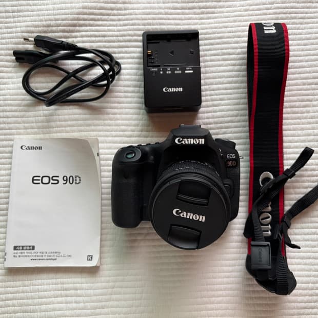 캐논 EOS 90D + EFS 18-55mm 카메라 세트