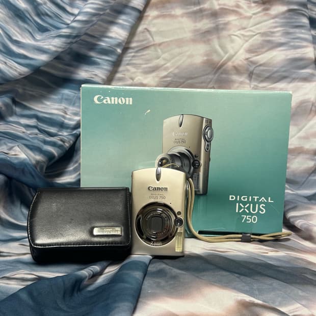 작례⭕️) 캐논 익서스750 카메라 풀박스🩷✨// 한글🙆🏻‍♀️