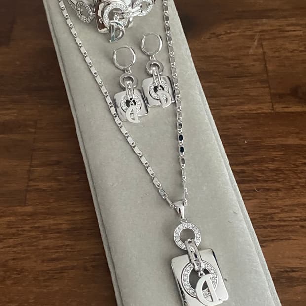 악세서리 목걸이 귀걸이 팔찌 세트