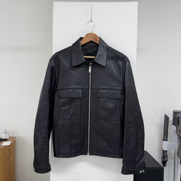 디앤써 양가죽 레더 자켓