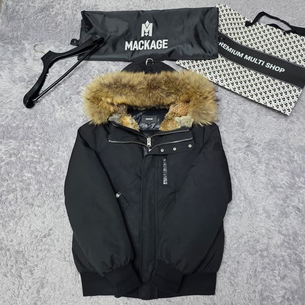 {클로젯}[40][22F/w]맥케이지 딕슨 브라운퍼 숏 다운 패딩