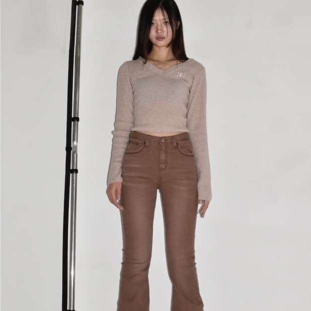 애즈온 ason lara니트 베이지