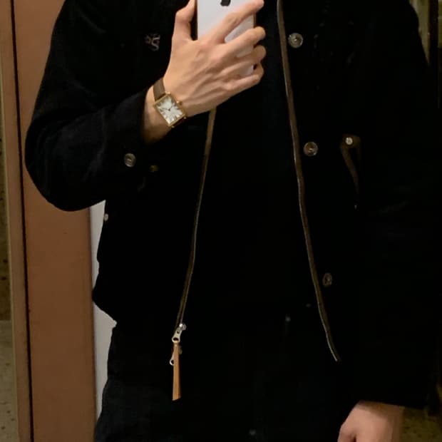 Satur-테오 코듀로이 초어 자켓 클래식 블랙L