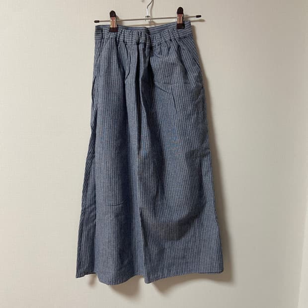 빈티지 모리걸 스트라이프 스커트