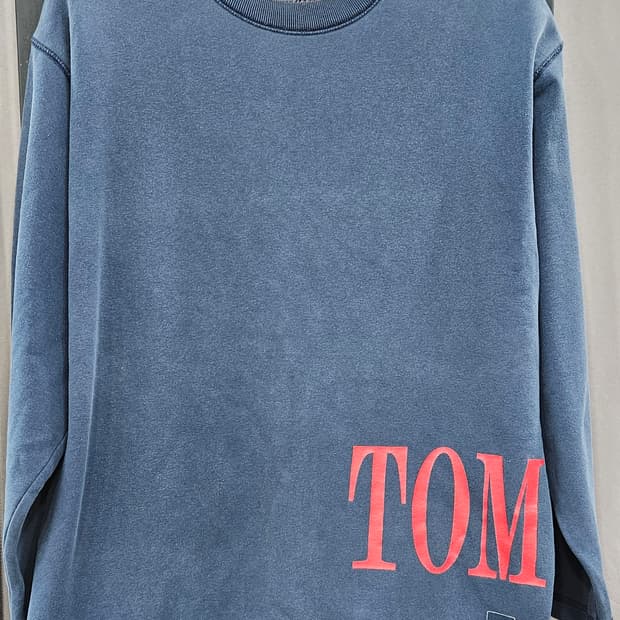 (vtg)타미힐피거  기모 맨투맨 네이비 L