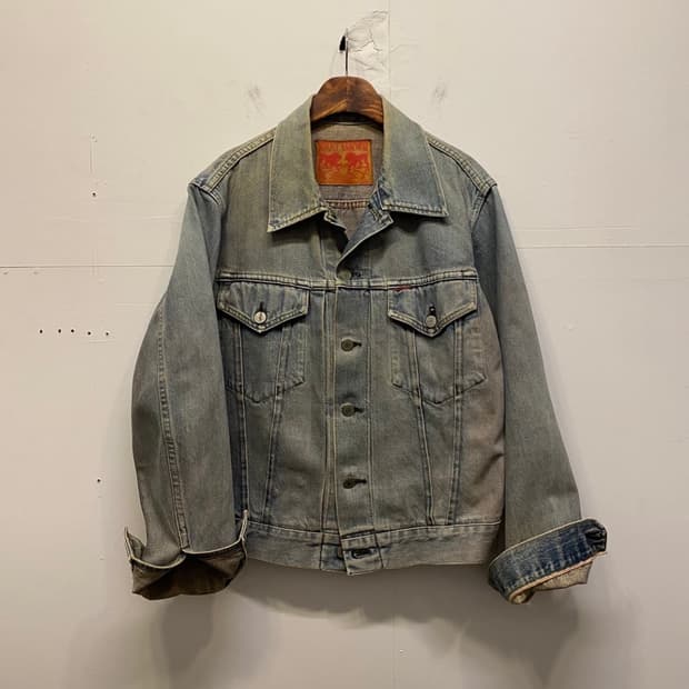 셀비지 데님 트러커 자켓