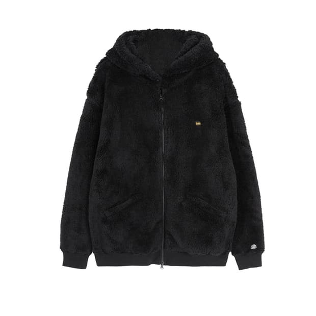 LEE 리 플리스 후리스 후드 집업 자켓
