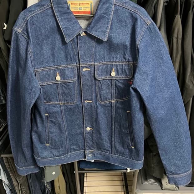 디젤 청자켓 L