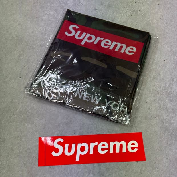 슈프림 25fw 기프트 런드리백 + 박스로고 스티커