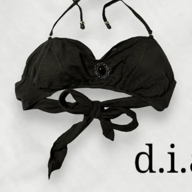 d.i.a 빈티지 갸루 브라 홀터탑