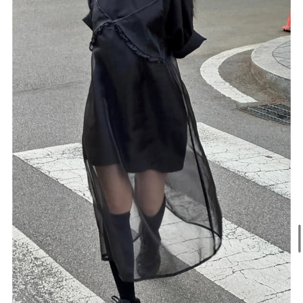 뷔스티에 레이어드 원피스