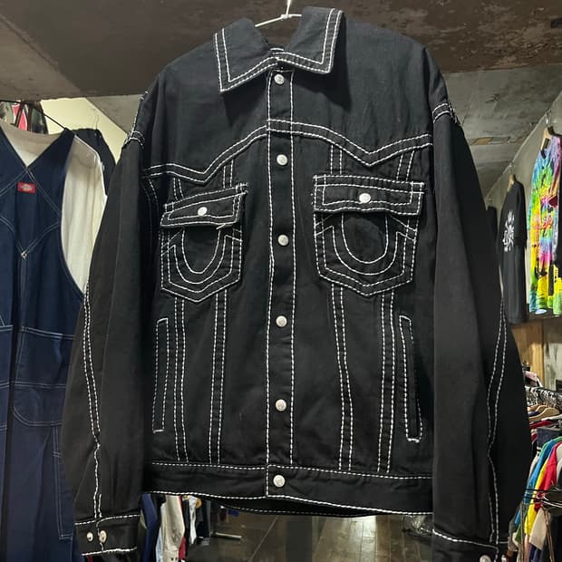 True Religion Big Stitch Denim Trucker 