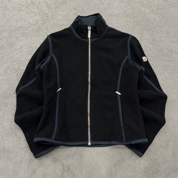 S 스파이더 블랙 여성용 플리스 자켓