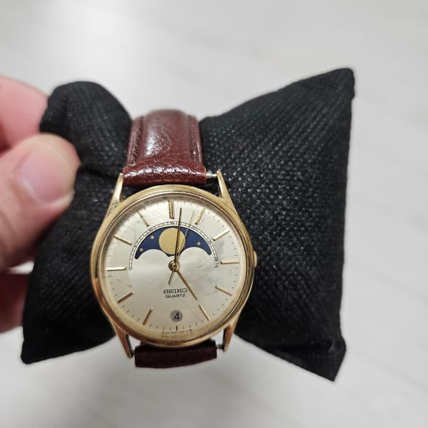 70s 빈티지 세이코 문페이즈 22mm