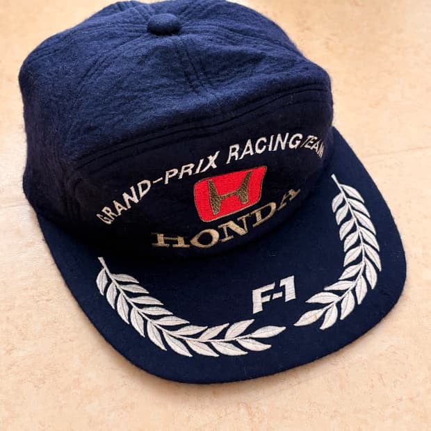 90s 혼다 HONDA F1 그랑프리 레이싱팀 울 캡 모자