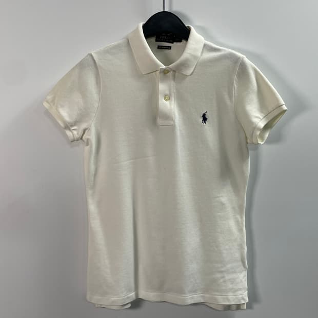 폴로 랄프포렌 우먼스 스키니핏 반팔 카라티 (on.65)