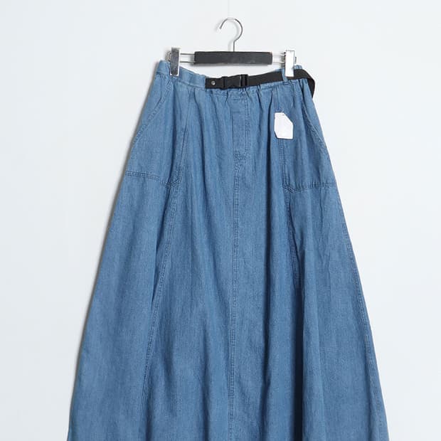 FOUND GOOD Flared Denim Skirt (28~29)