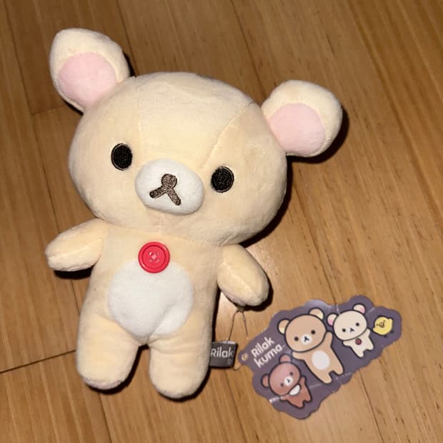 코리락쿠마 봉제인형 산엑스