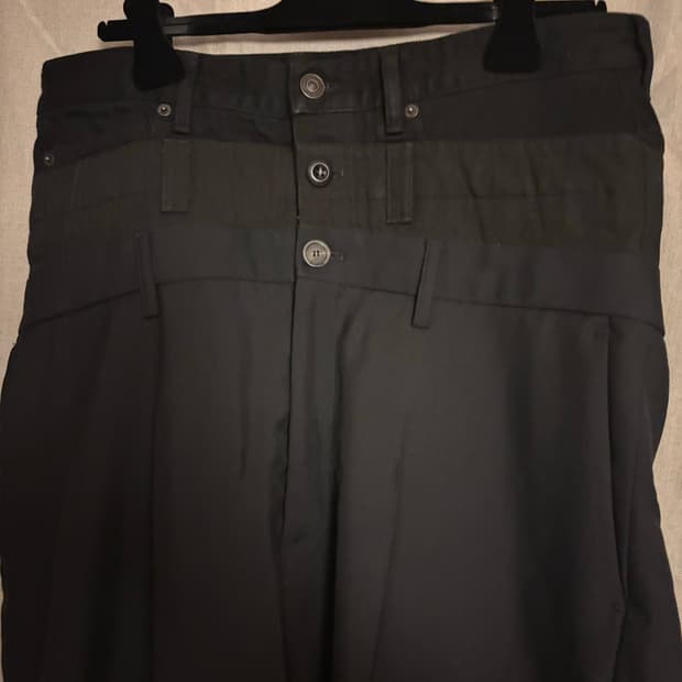 발렌시아가 레이어드 팬츠 m