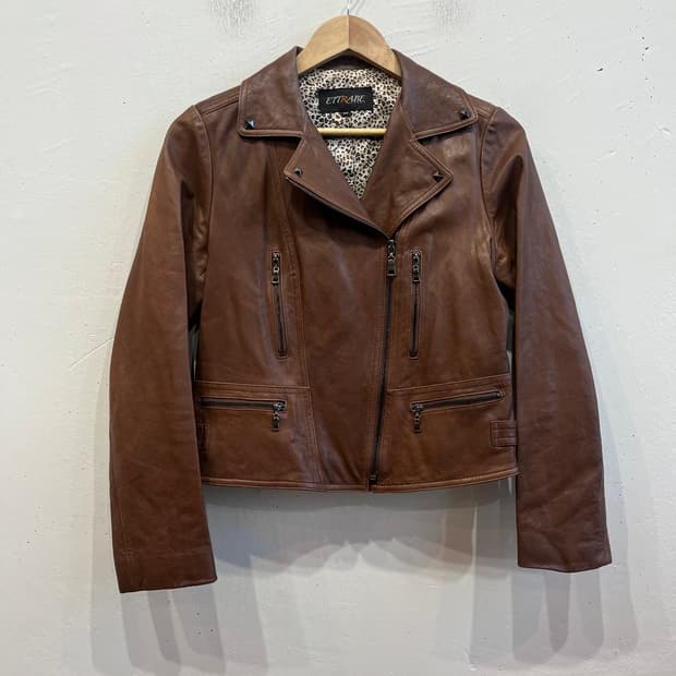 ETTRABE ITALY 양가죽 자켓 우먼즈