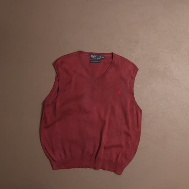 폴로 랄프로렌 피마코튼 니트조끼 A1855