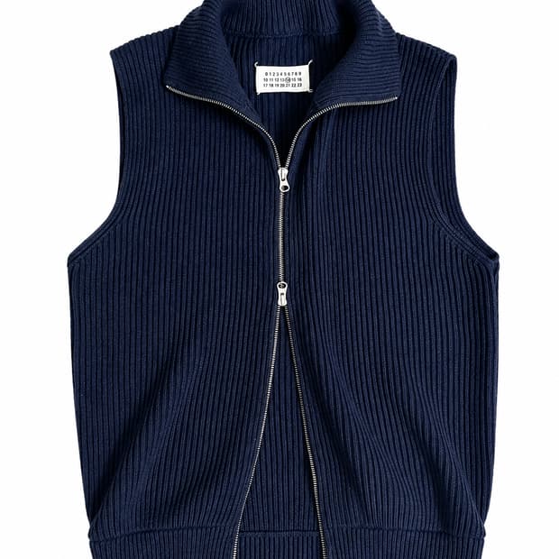 Martin Margiela Sleeveless driver knit M