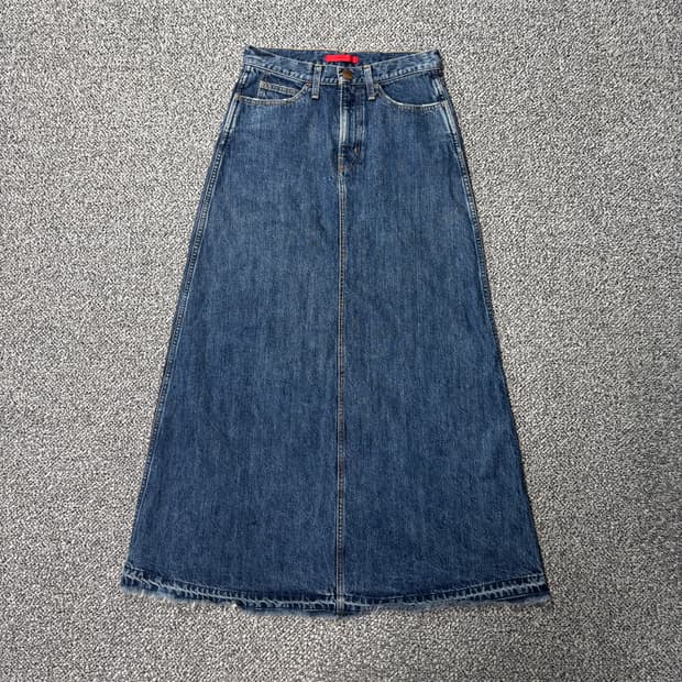 [W] BEAMS X RED CARD 데님 스커트 (0)