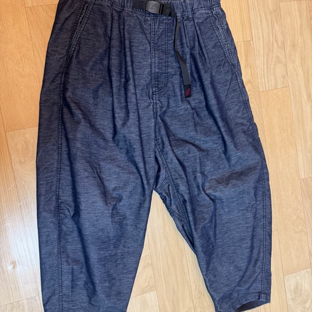 그라미치 데님 벌룬 벨트 팬츠 30