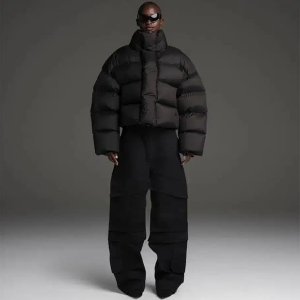 엔타이어 스튜디오 MML 논후드 푸퍼 패딩