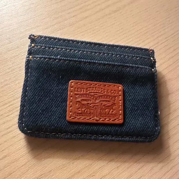 리바이스 데님 카드지갑