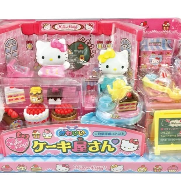 산리오 헬로키티 케이크샵 카페 토이