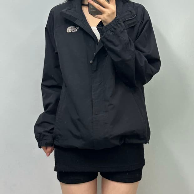 노스페이스 하이벤트 블랙 바람막이